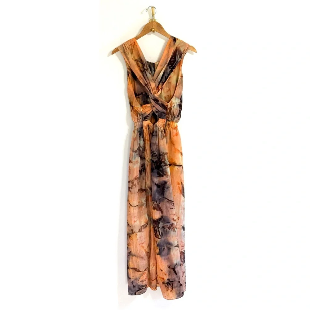 NWOT Ulla Johnson Maxi Halter Open-Back Marietta Dress - Picture 7 of 8